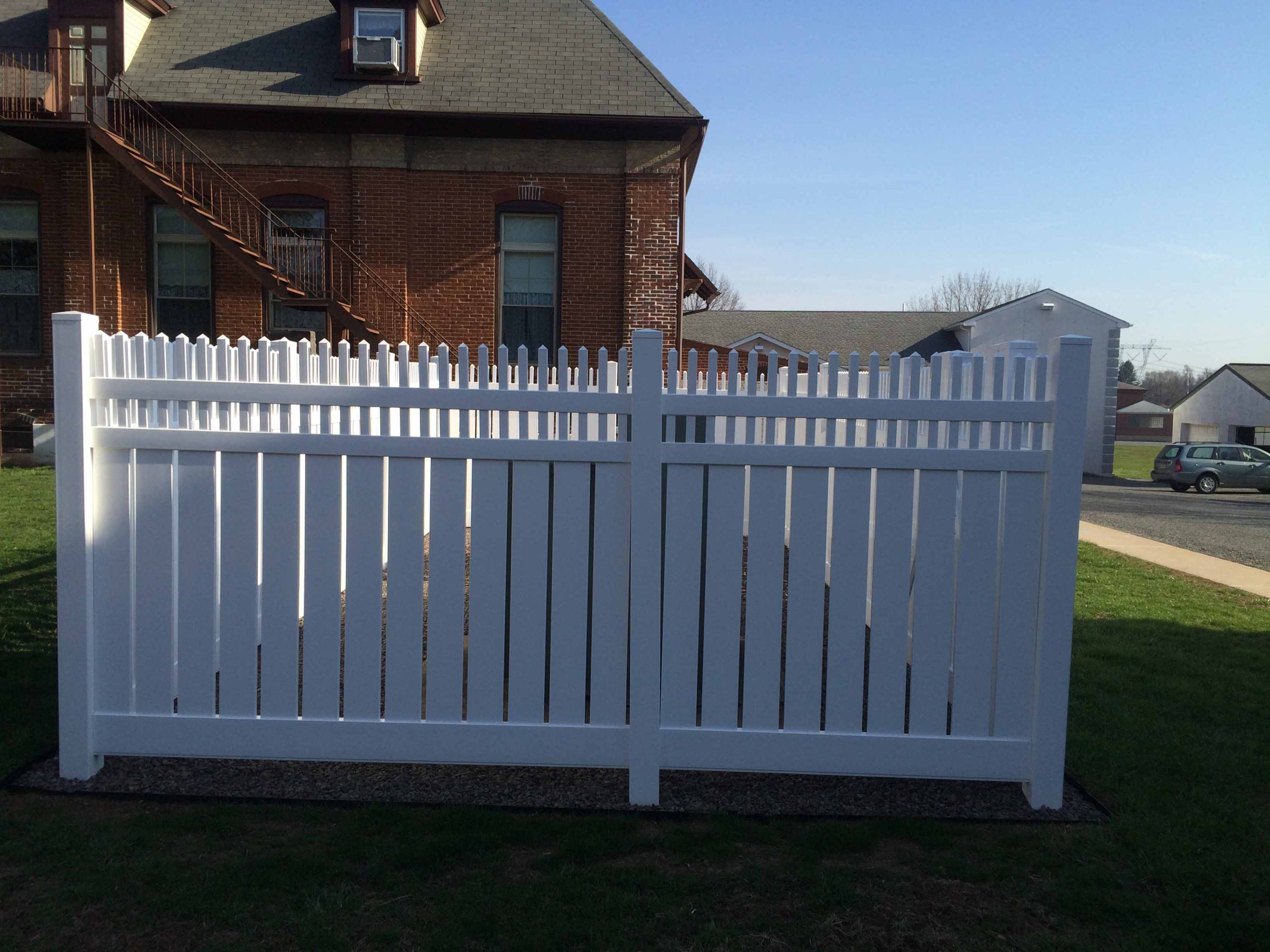 Photo of a residential fence