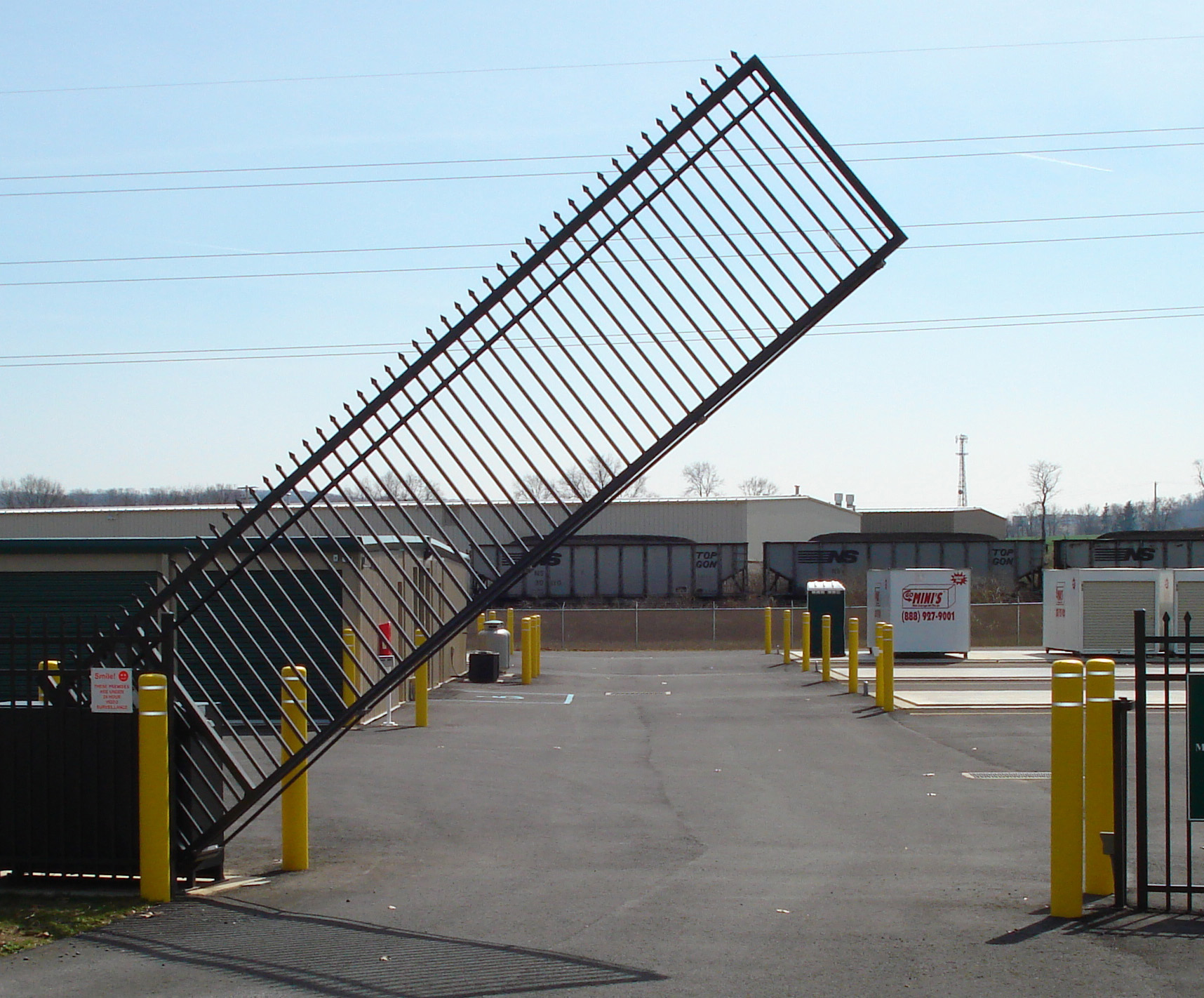 Pivot gate installed by Able Fence