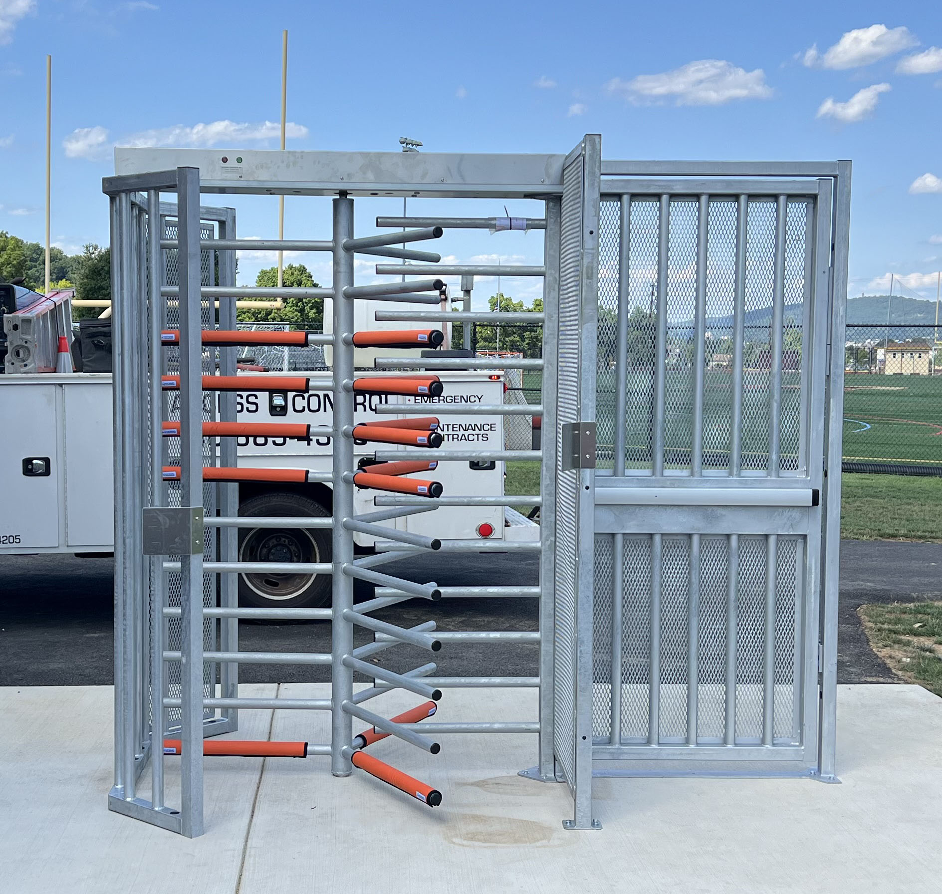 Turnstile installed by Able Fence